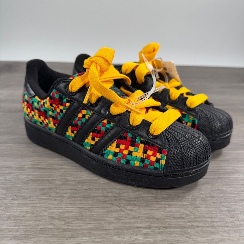 Adidas Superstar 2 Jamaica Bob Marley Colorway Men's 4.5 Womens 5.5